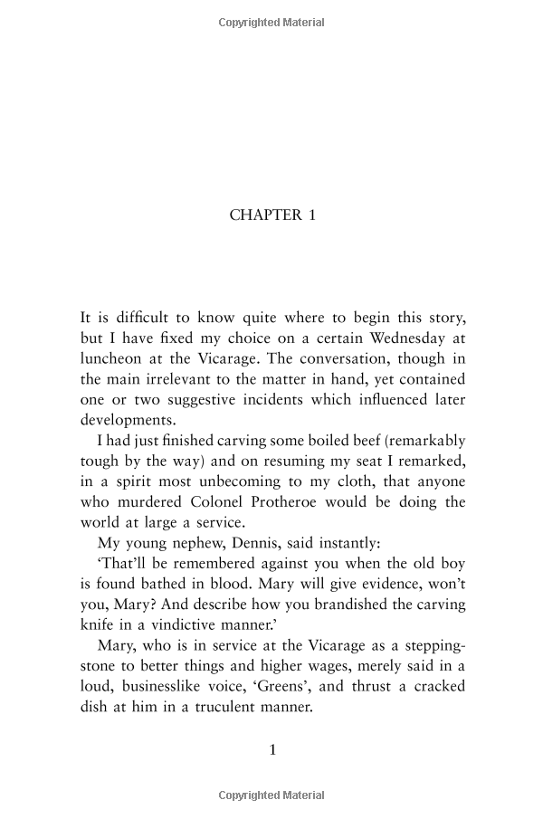 miss marple - the murder at the vicarage