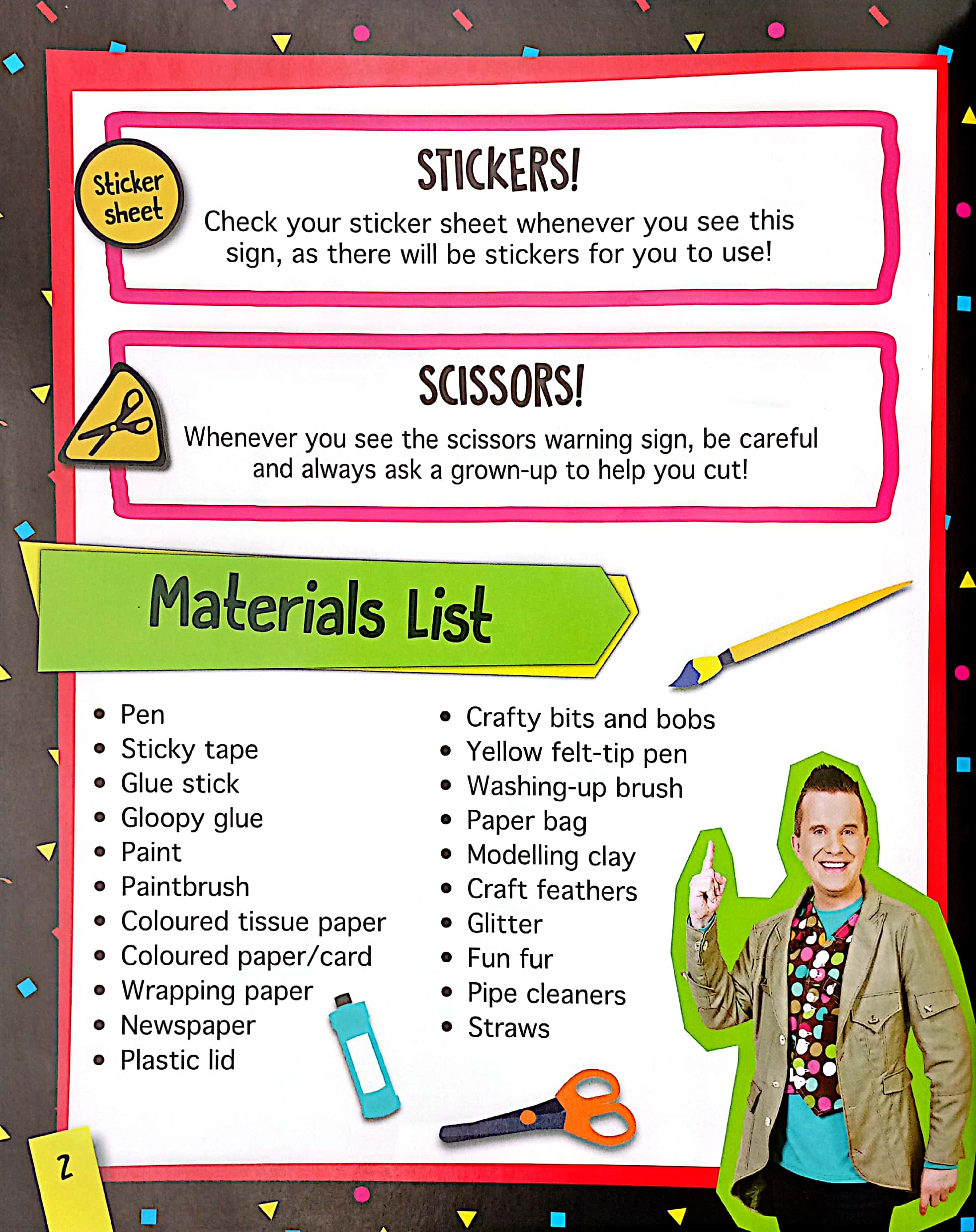 mister maker giant sticker and activity book