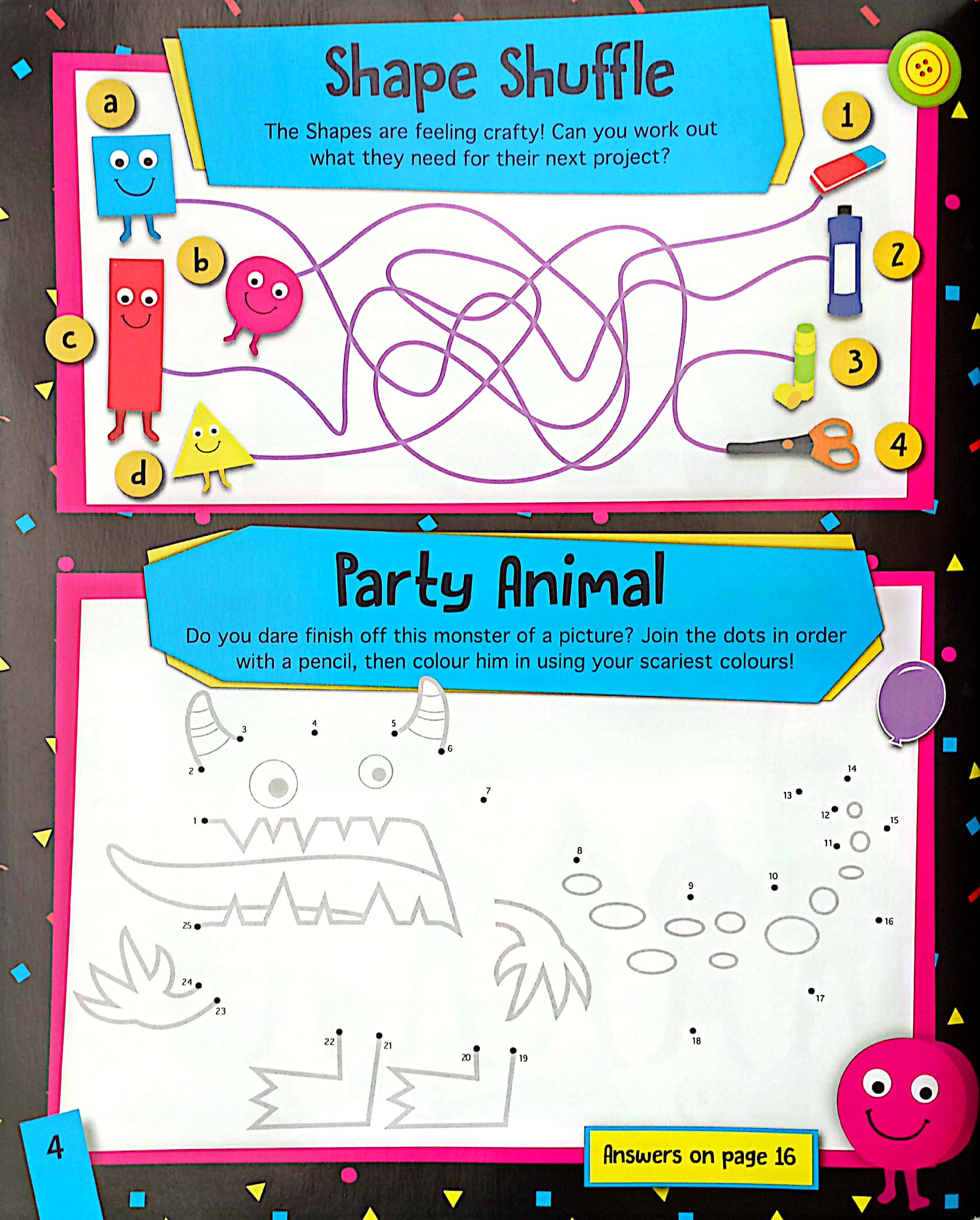 mister maker giant sticker and activity book