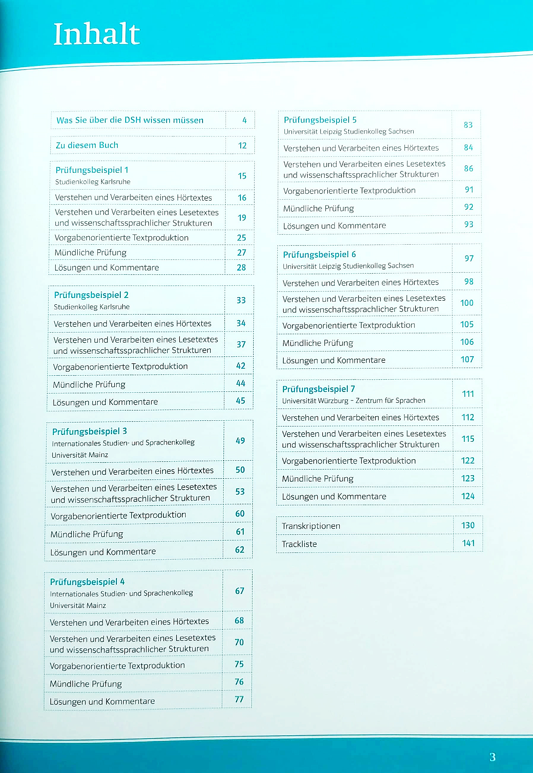 mit erfolg zur dsh - testbuch