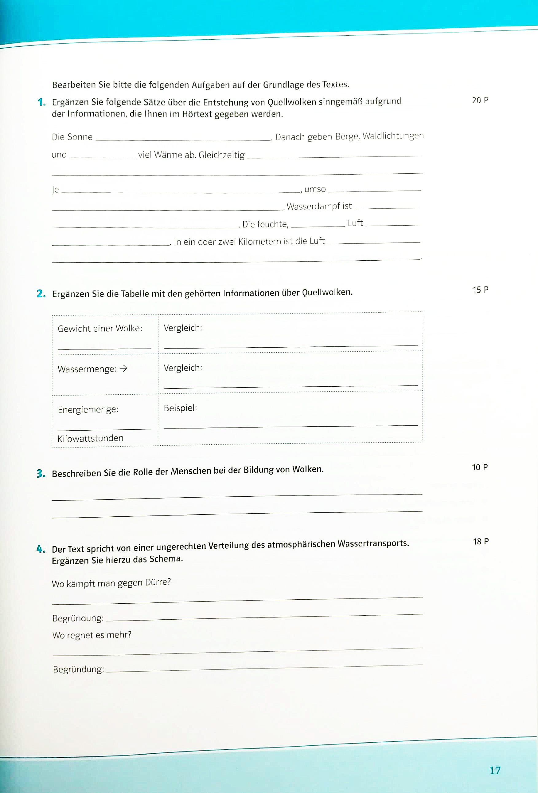 mit erfolg zur dsh - testbuch