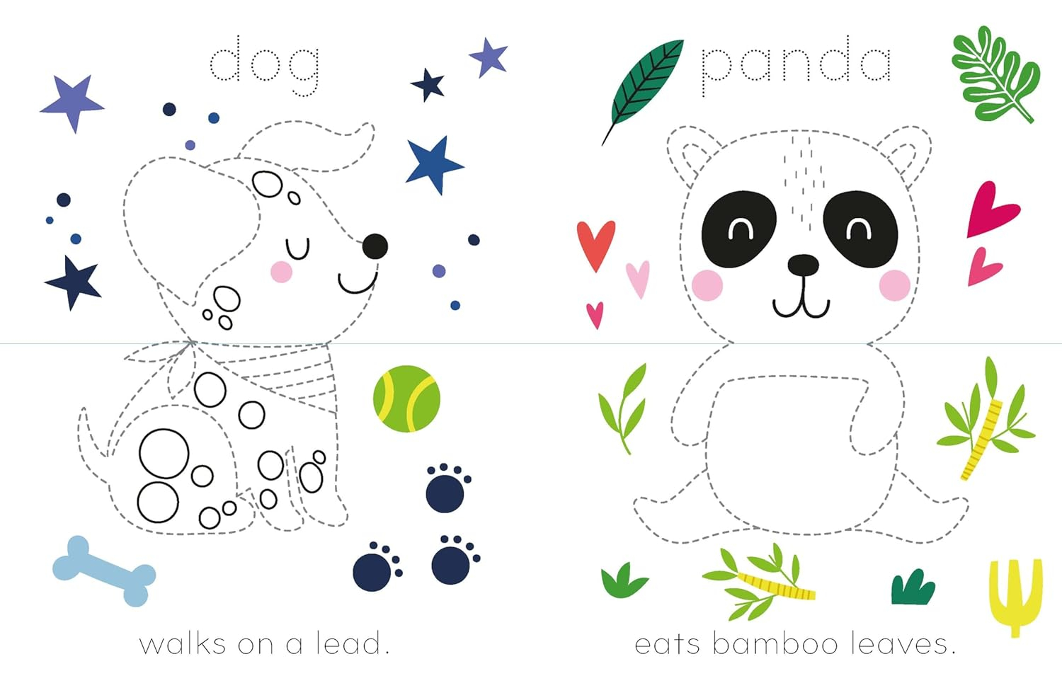 mix & match tracing - animals