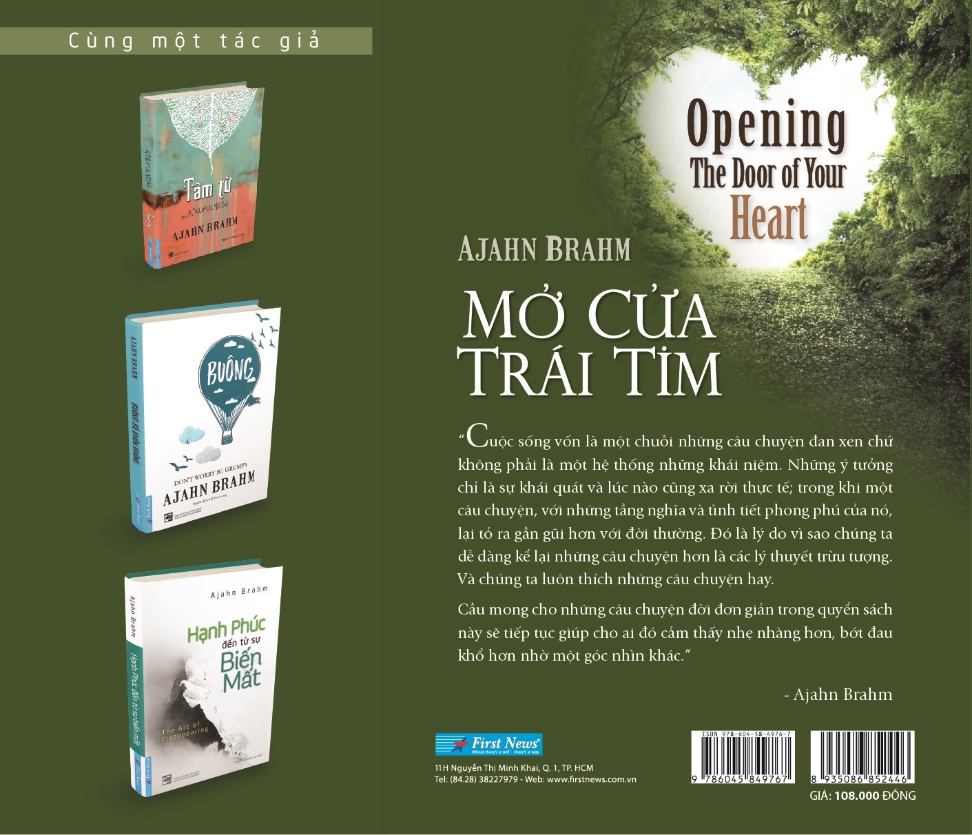 mở cửa trái tim - opening the door of your heart (tái bản 2020)