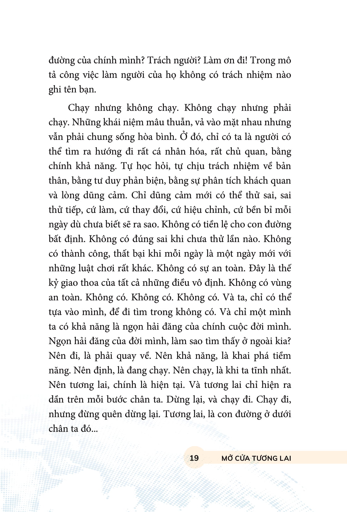 mở cửa tương lai