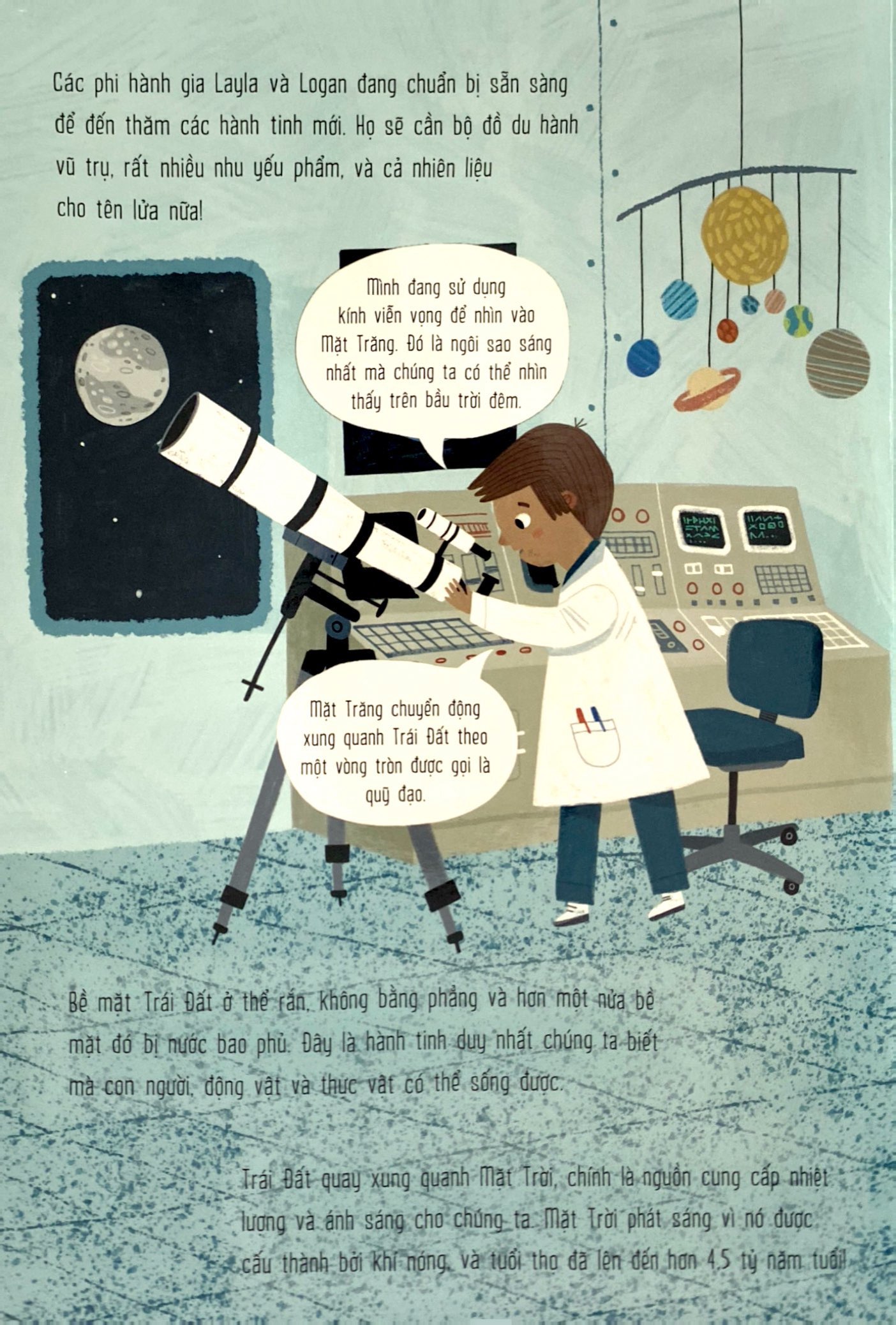 mô hình động - hệ mặt trời