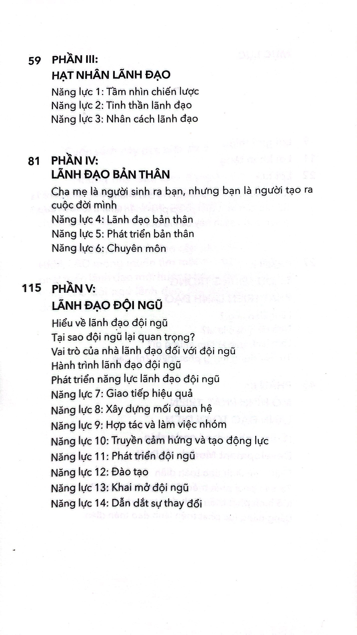 mô hình phát triển lãnh đạo toàn diện