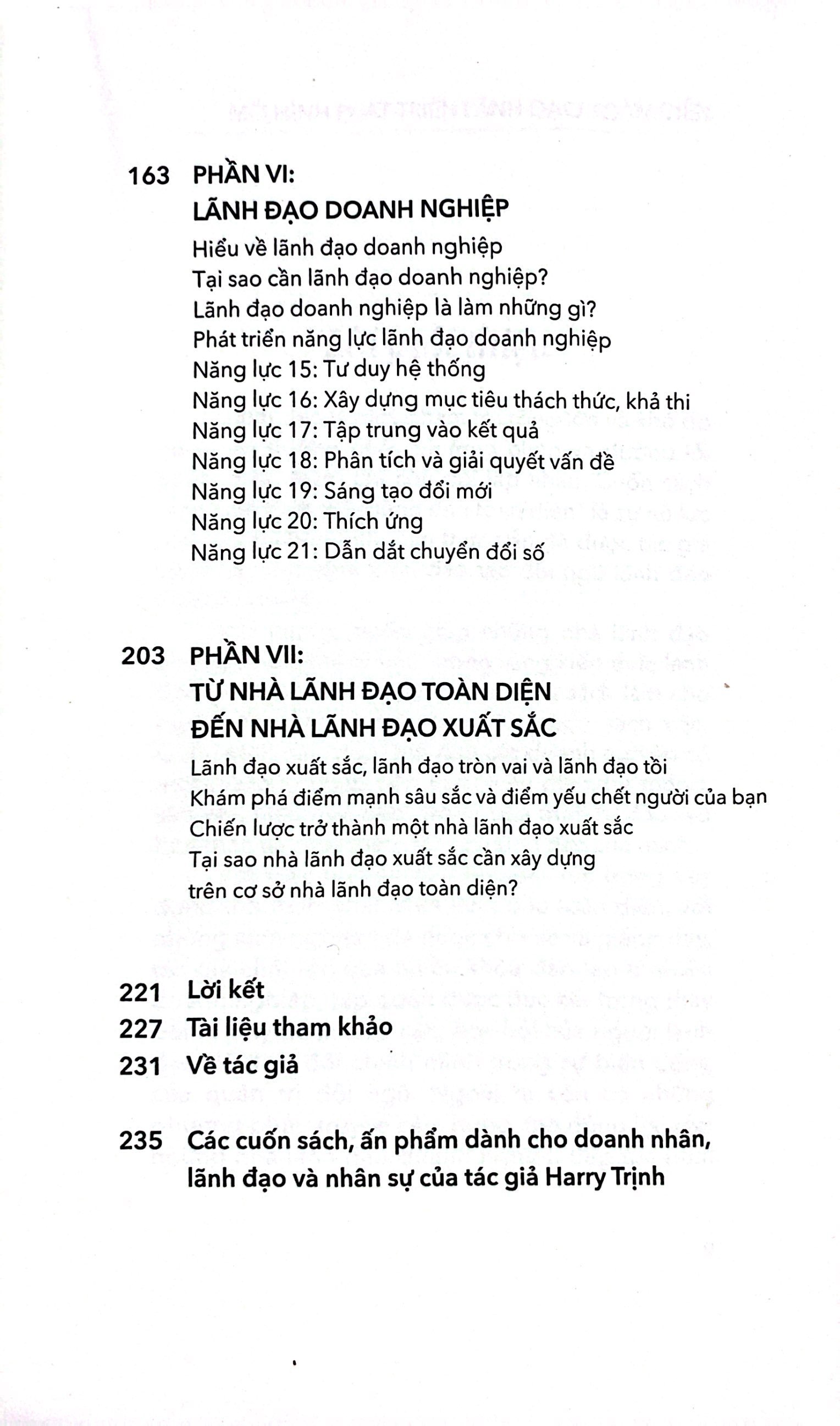 mô hình phát triển lãnh đạo toàn diện