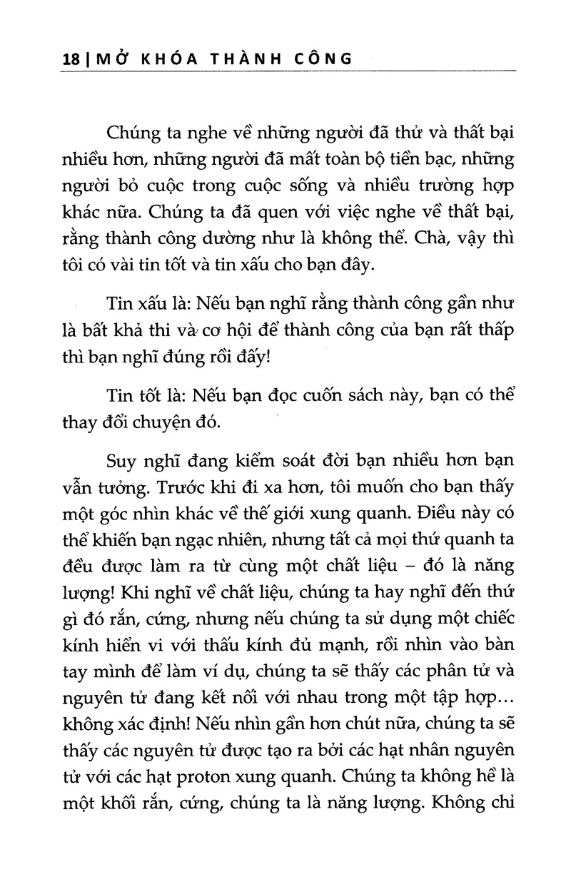 mở khóa thành công - bí quyết để luôn tràn đầy động lực và tự tin nhằm đạt được thành công bạn mơ ước