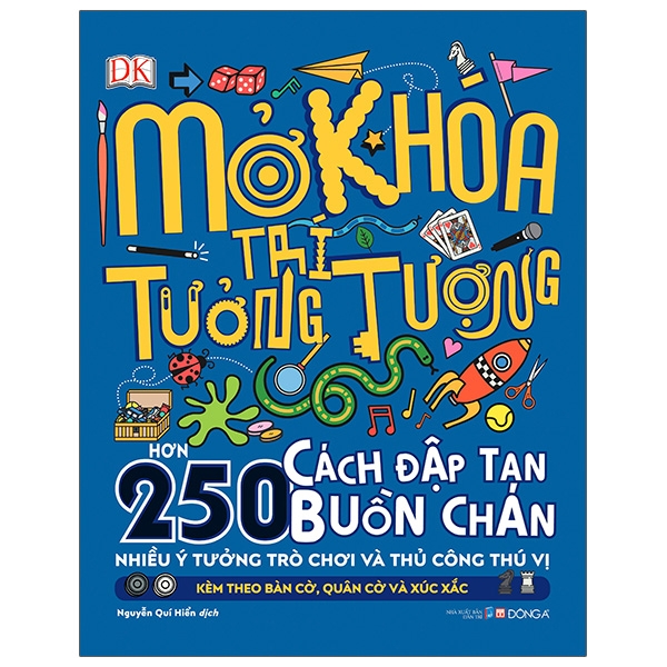 mở khóa trí tưởng tượng - hơn 250 cách đập tan buồn chán - tặng kèm theo bàn cờ + quân cờ + xúc xắc