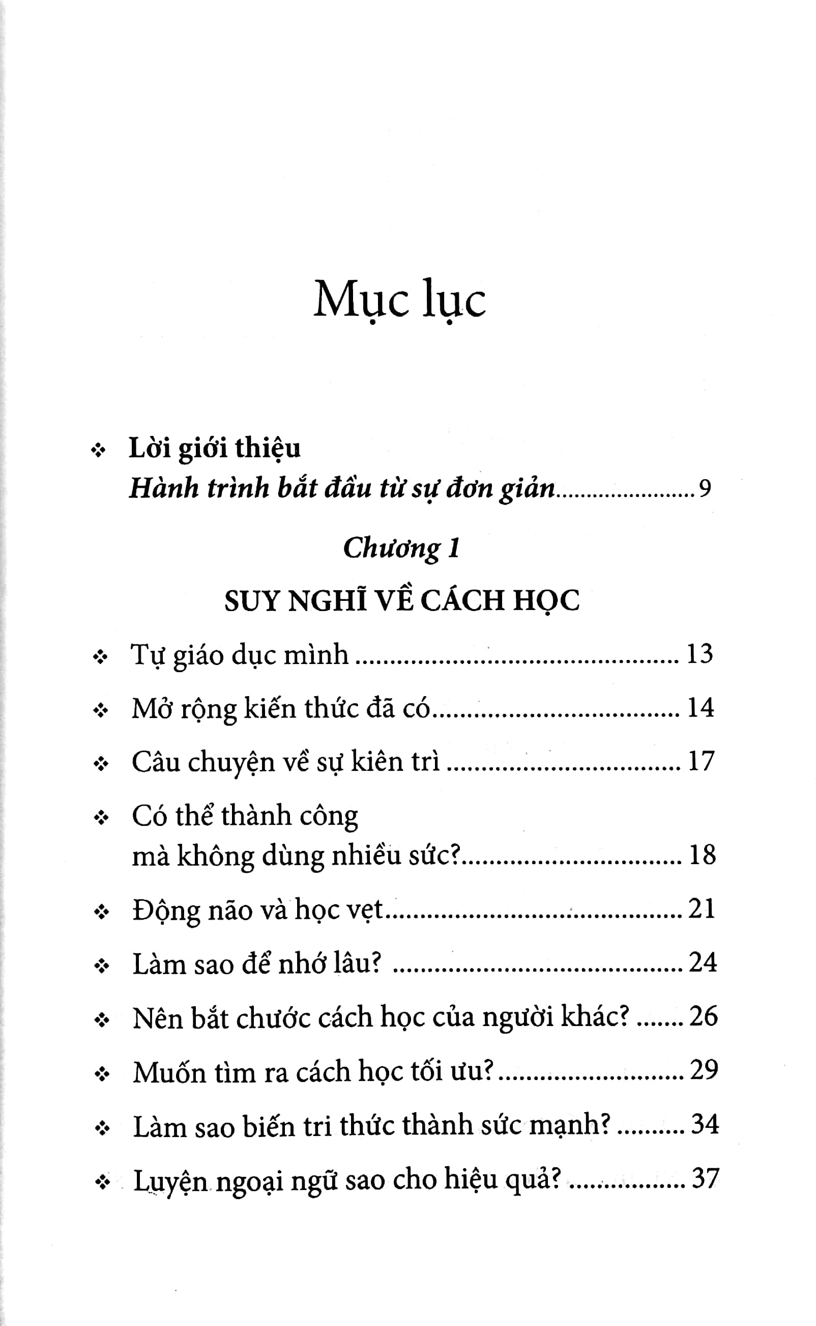 mở rộng phương pháp học