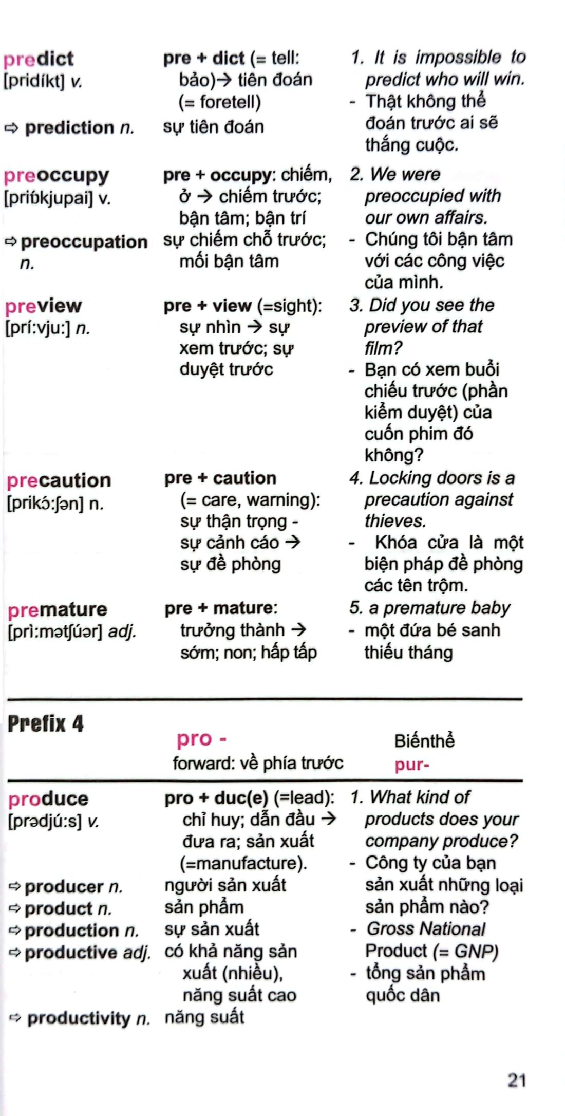 mở rộng vốn từ tiếng anh