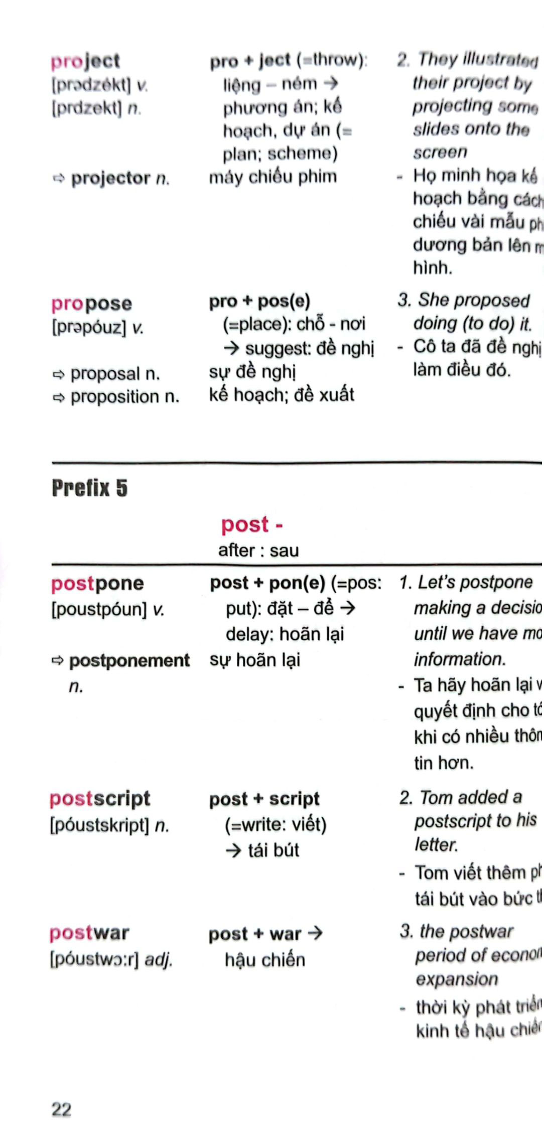 mở rộng vốn từ tiếng anh