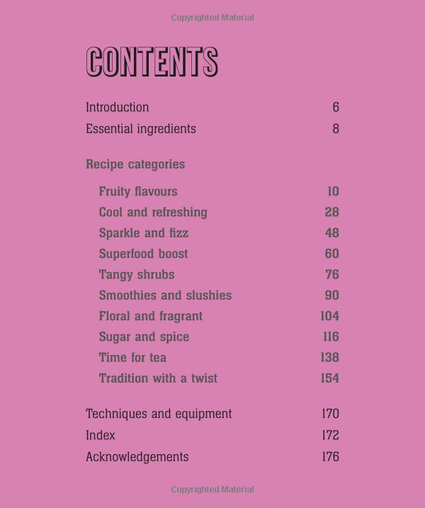 mocktails, punches & shrubs