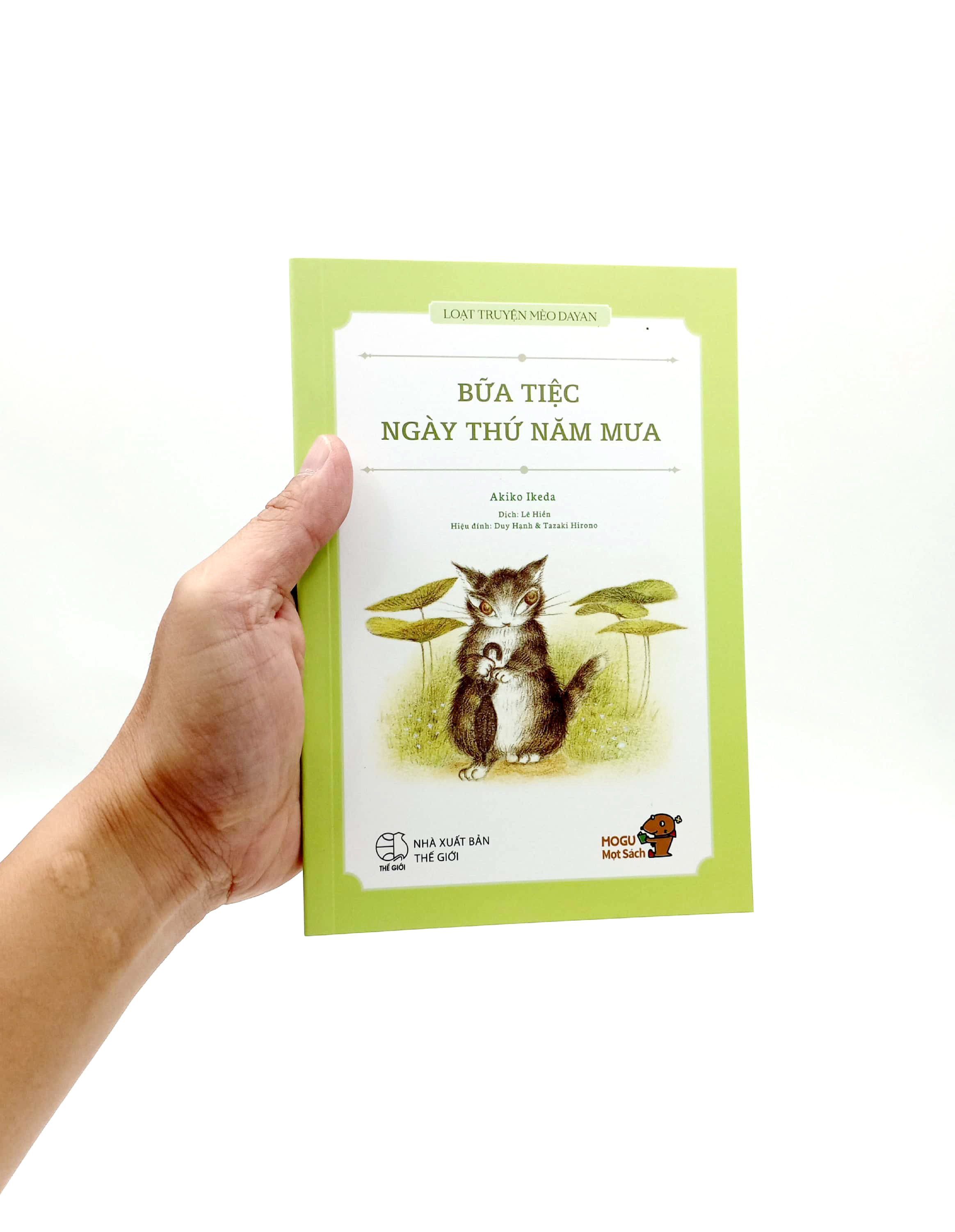 mogu mọt sách - loạt truyện mèo dayan - bữa tiệc ngày thứ năm mưa