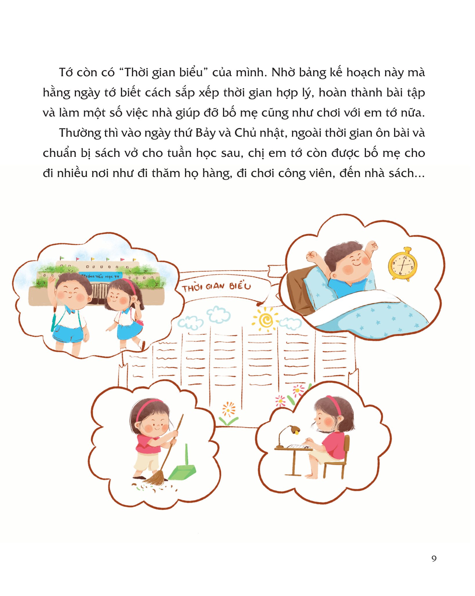 mọi điều bé gái cần phải biết - giáo dục giới tính và nhân cách dành cho bé gái - tớ là cô bé tự lập - dạy trẻ kỹ năng tự giác hoàn thành công việc