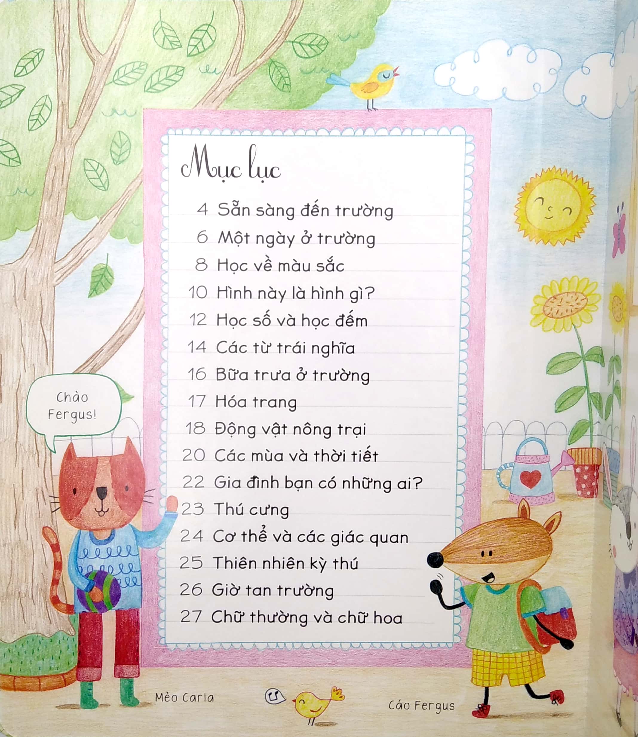 mọi điều em cần biết trước ngày đi mẫu giáo