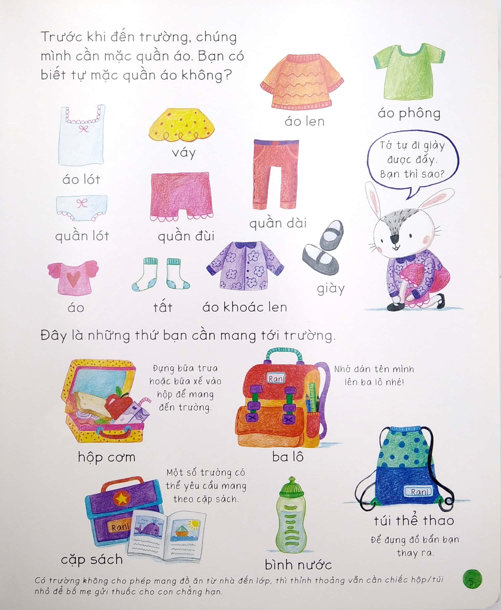 mọi điều em cần biết trước ngày đi mẫu giáo