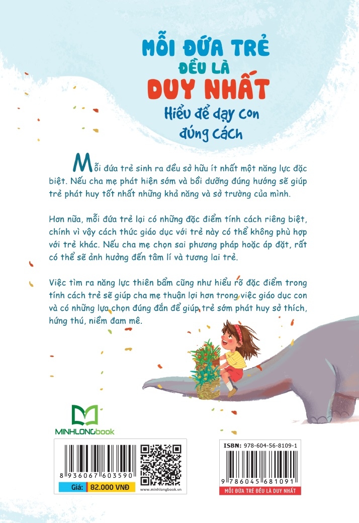 mỗi đứa trẻ đều là duy nhất - hiểu để dạy con đúng cách