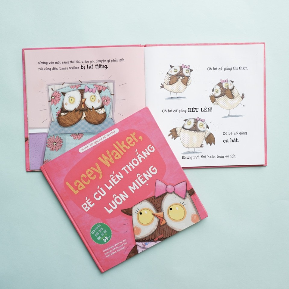 mỗi ngày con mỗi lớn khôn - lacey walker, bé cú liếng thoắng luôn miệng