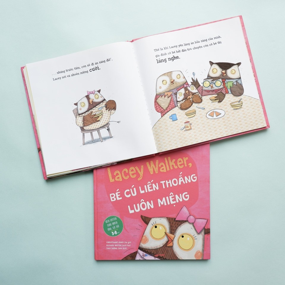 mỗi ngày con mỗi lớn khôn - lacey walker, bé cú liếng thoắng luôn miệng