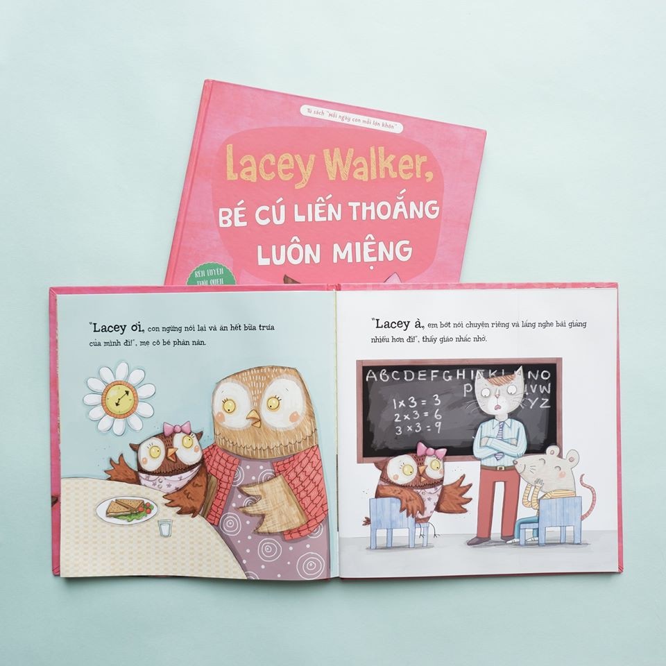 mỗi ngày con mỗi lớn khôn - lacey walker, bé cú liếng thoắng luôn miệng