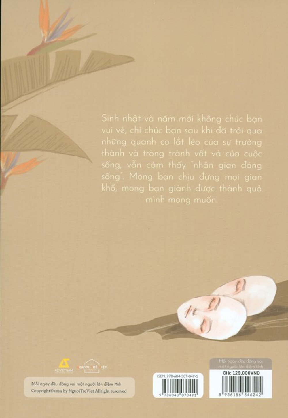 mỗi ngày đều đóng vai một người lớn điềm tĩnh