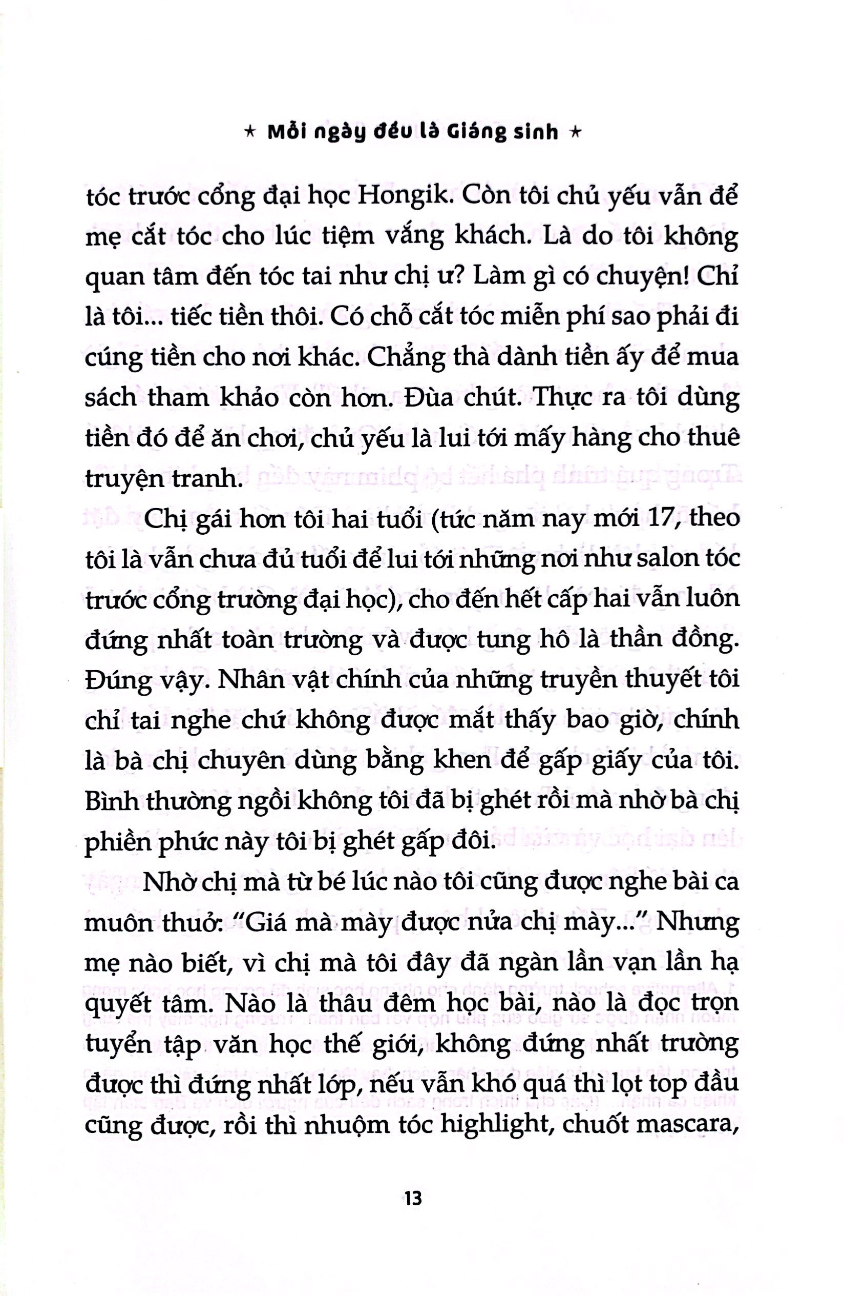 mỗi ngày đều là giáng sinh