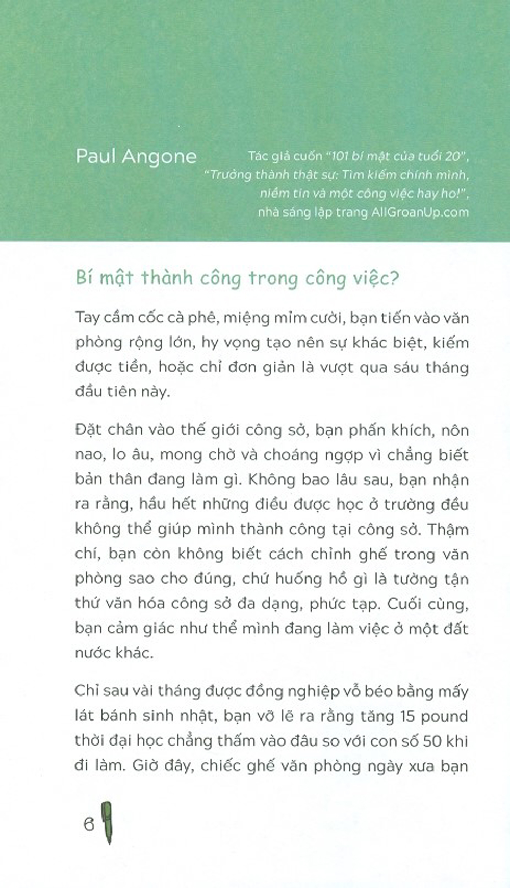 mỗi ngày đi làm là một ngày vui