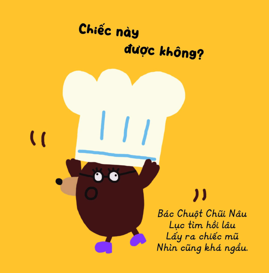 mỗi ngày là một ngày vui - chiếc mũ mới