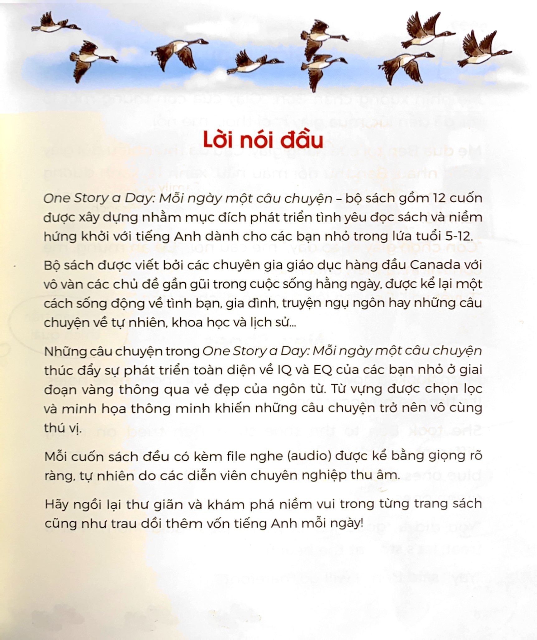 mỗi ngày một câu chuyện - one story a day - 365 câu chuyện truyền cảm hứng được viết bởi các chuyên gia giáo dục hàng đầu canada - tháng 10