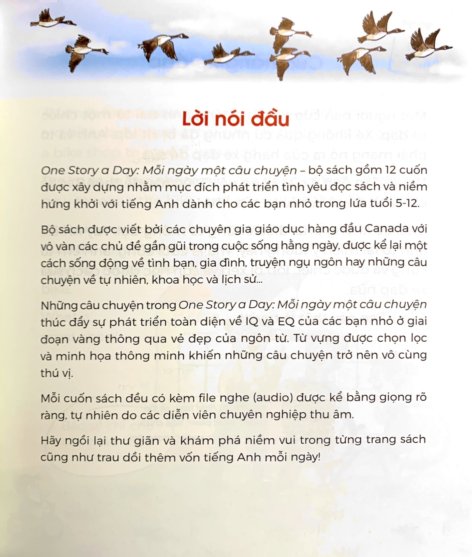 mỗi ngày một câu chuyện - one story a day - 365 câu chuyện truyền cảm hứng được viết bởi các chuyên gia giáo dục hàng đầu canada - tháng 11