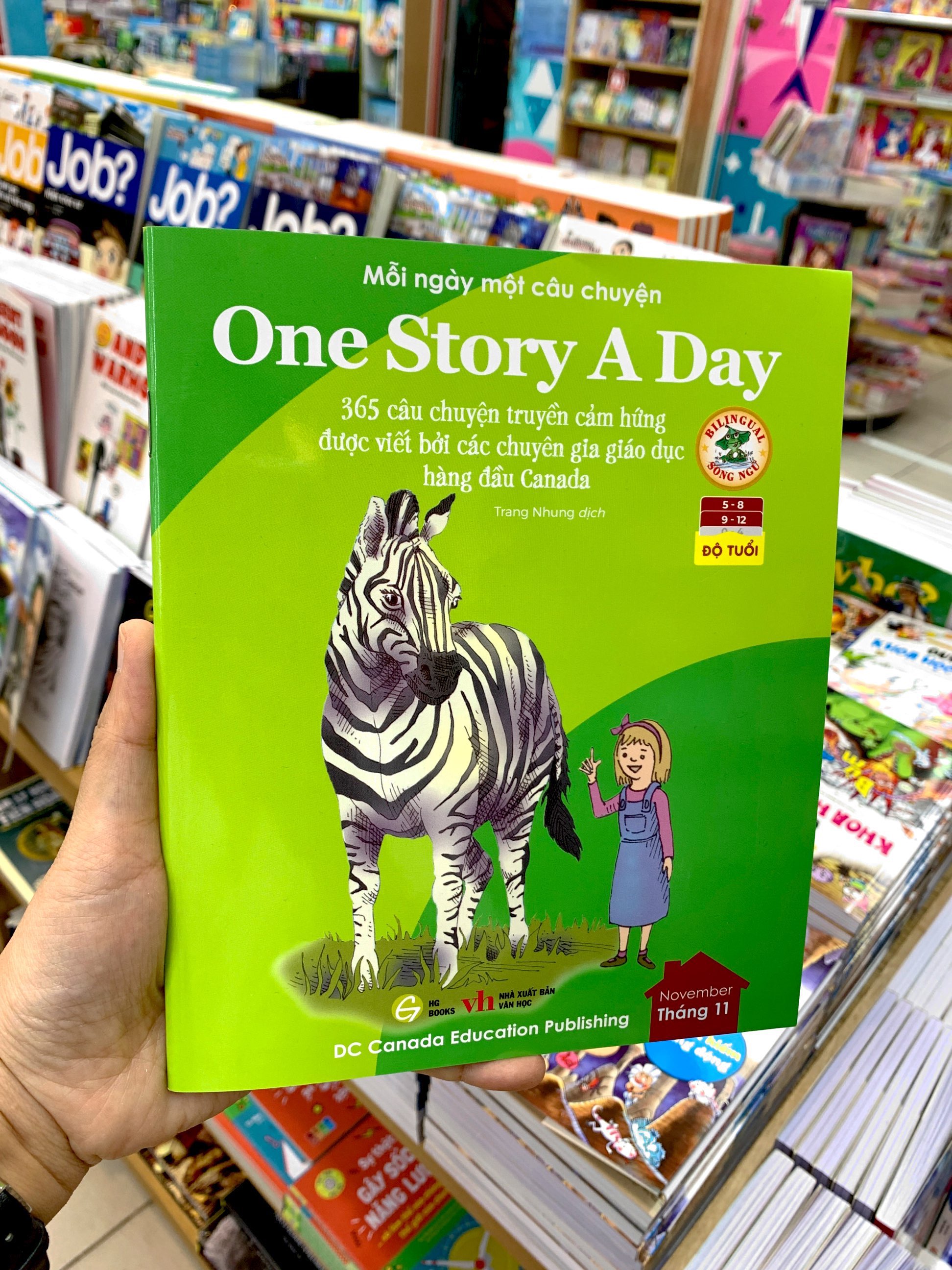 mỗi ngày một câu chuyện - one story a day - 365 câu chuyện truyền cảm hứng được viết bởi các chuyên gia giáo dục hàng đầu canada - tháng 11