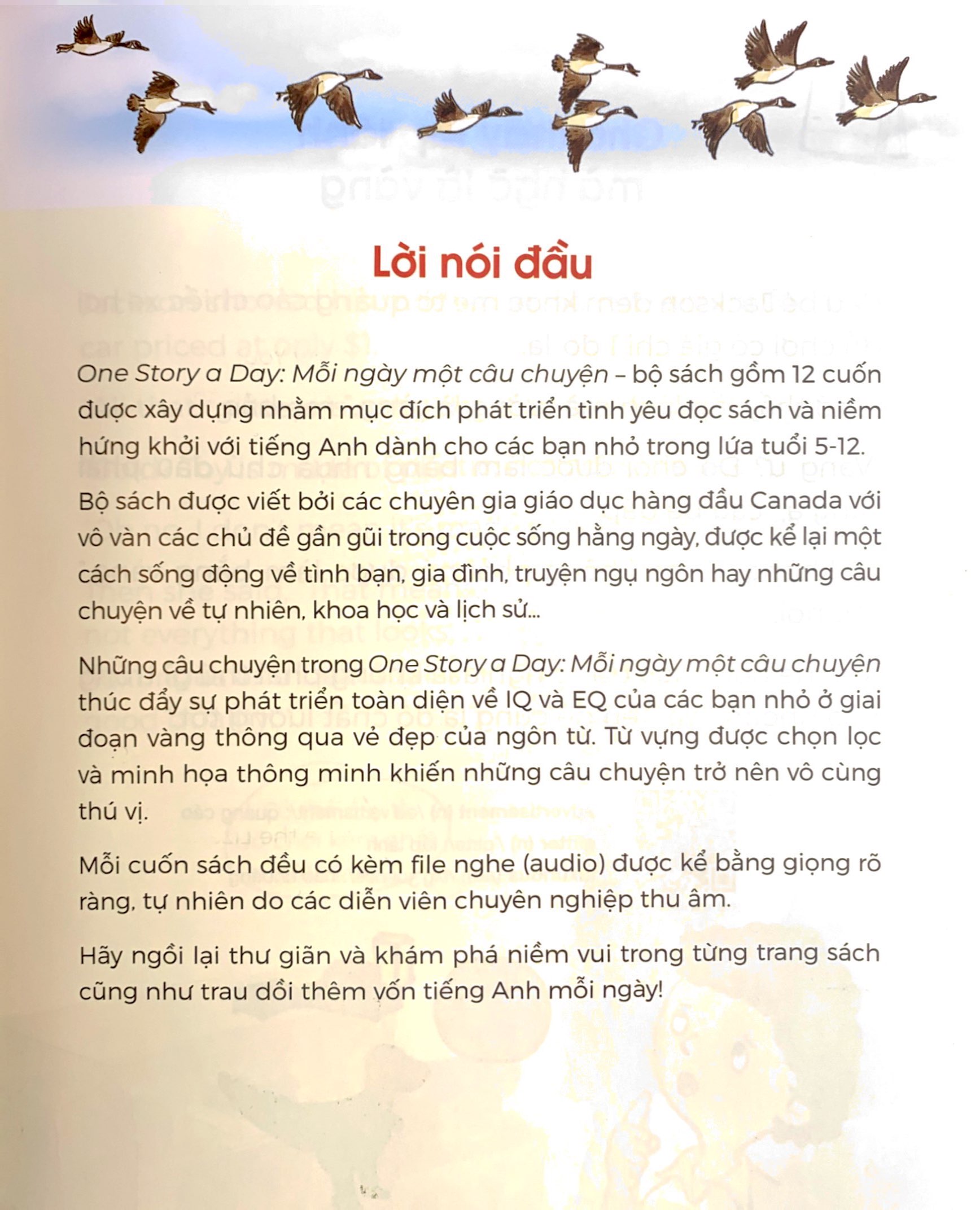 mỗi ngày một câu chuyện - one story a day - 365 câu chuyện truyền cảm hứng được viết bởi các chuyên gia giáo dục hàng đầu canada - tháng 8