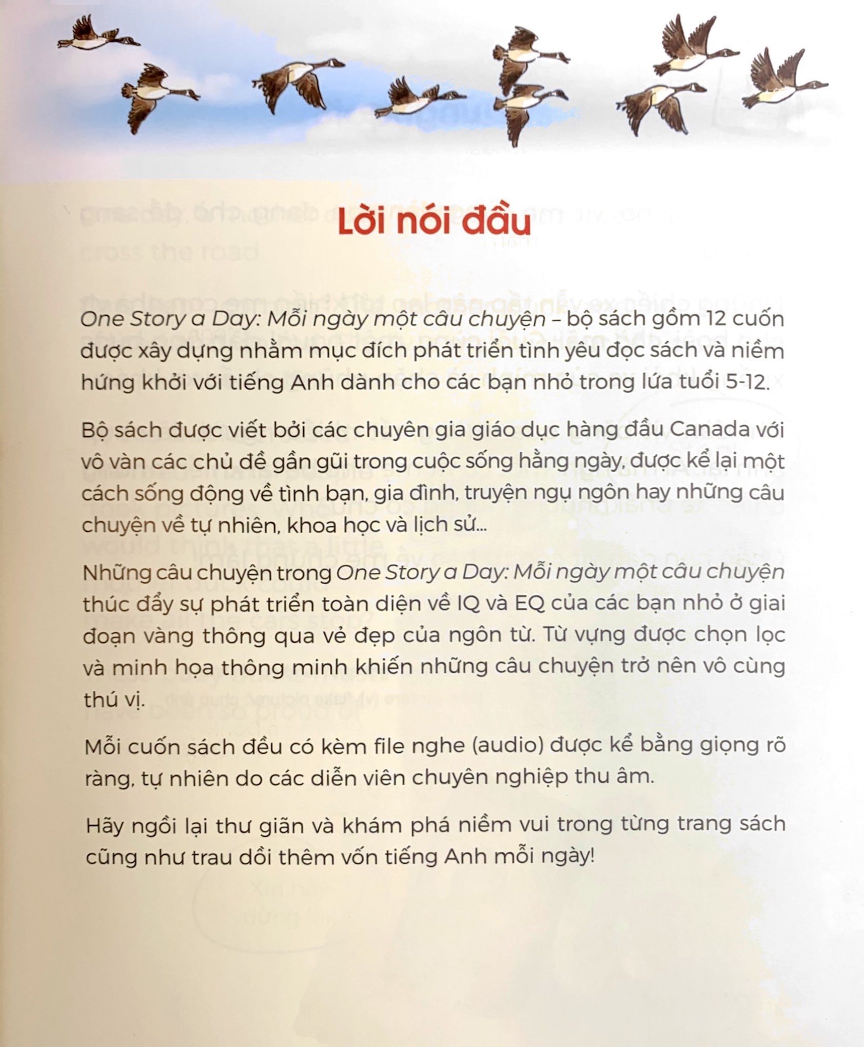 mỗi ngày một câu chuyện - one story a day - 365 câu chuyện truyền cảm hứng được viết bởi các chuyên gia giáo dục hàng đầu canada - tháng 9