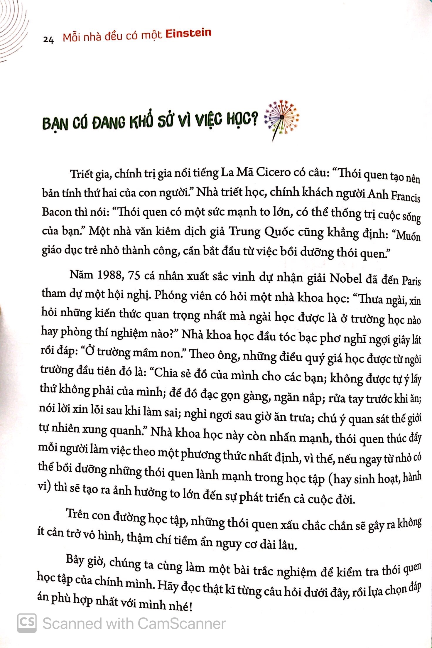 mỗi nhà đều có một einstein