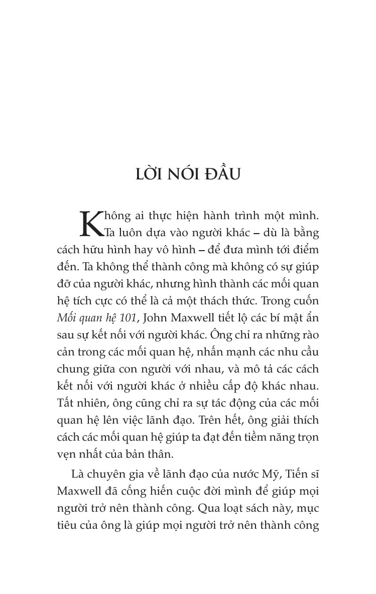 Mối Quan Hệ 101 - Relationships 101 - Những Điều Nhà Lãnh Đạo Cần Biết (Tái Bản 2025)