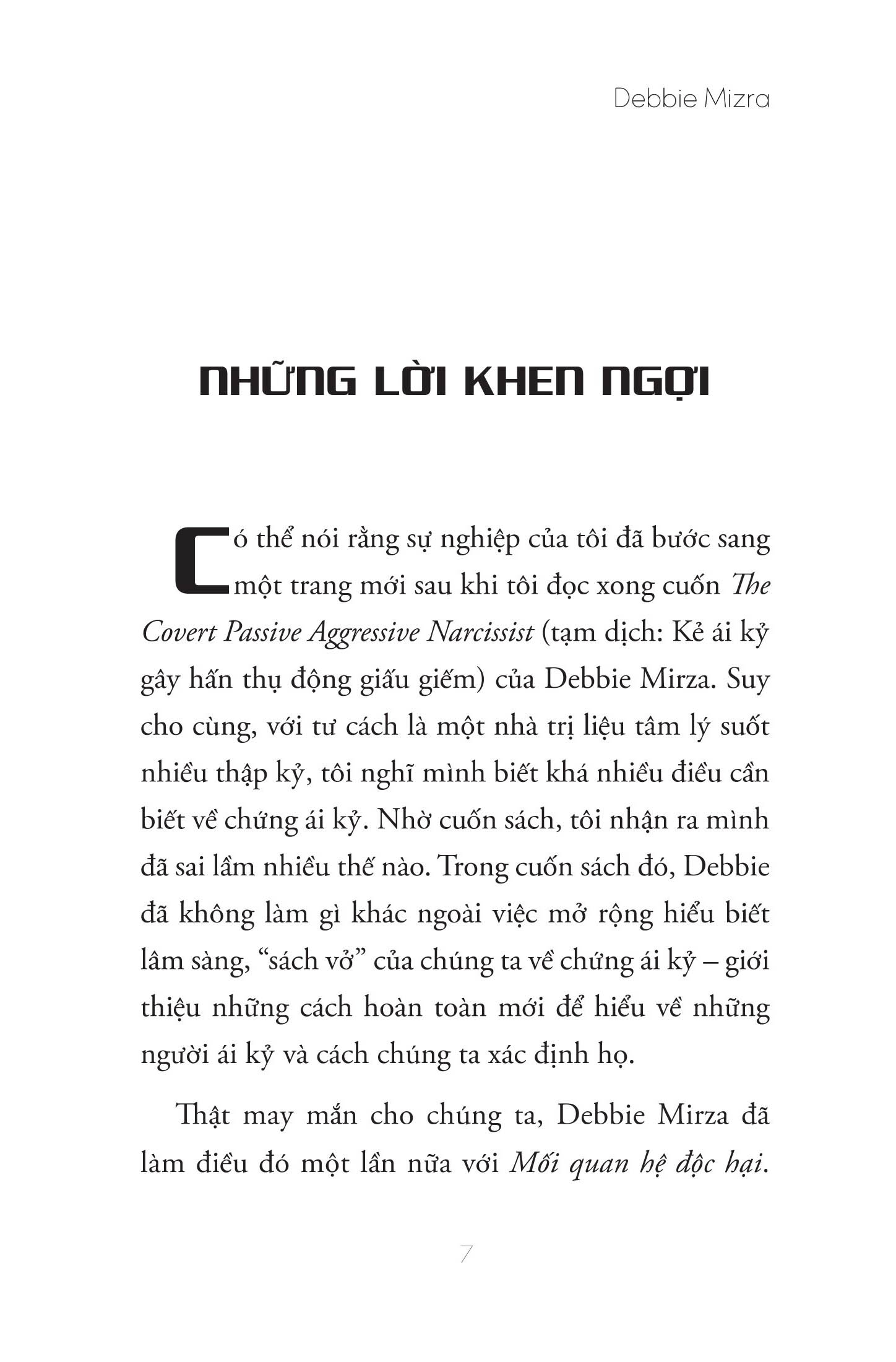 mối quan hệ độc hại