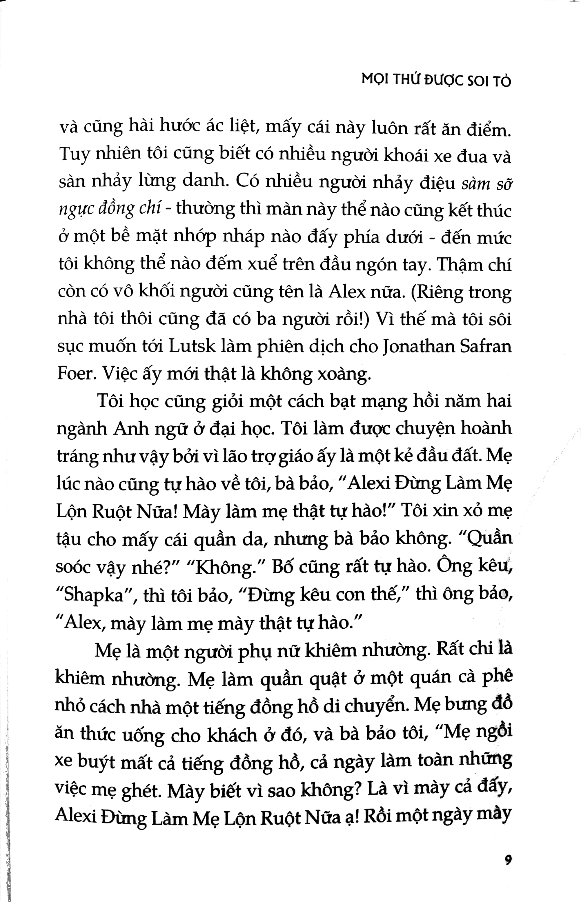 mọi thứ được soi tỏ