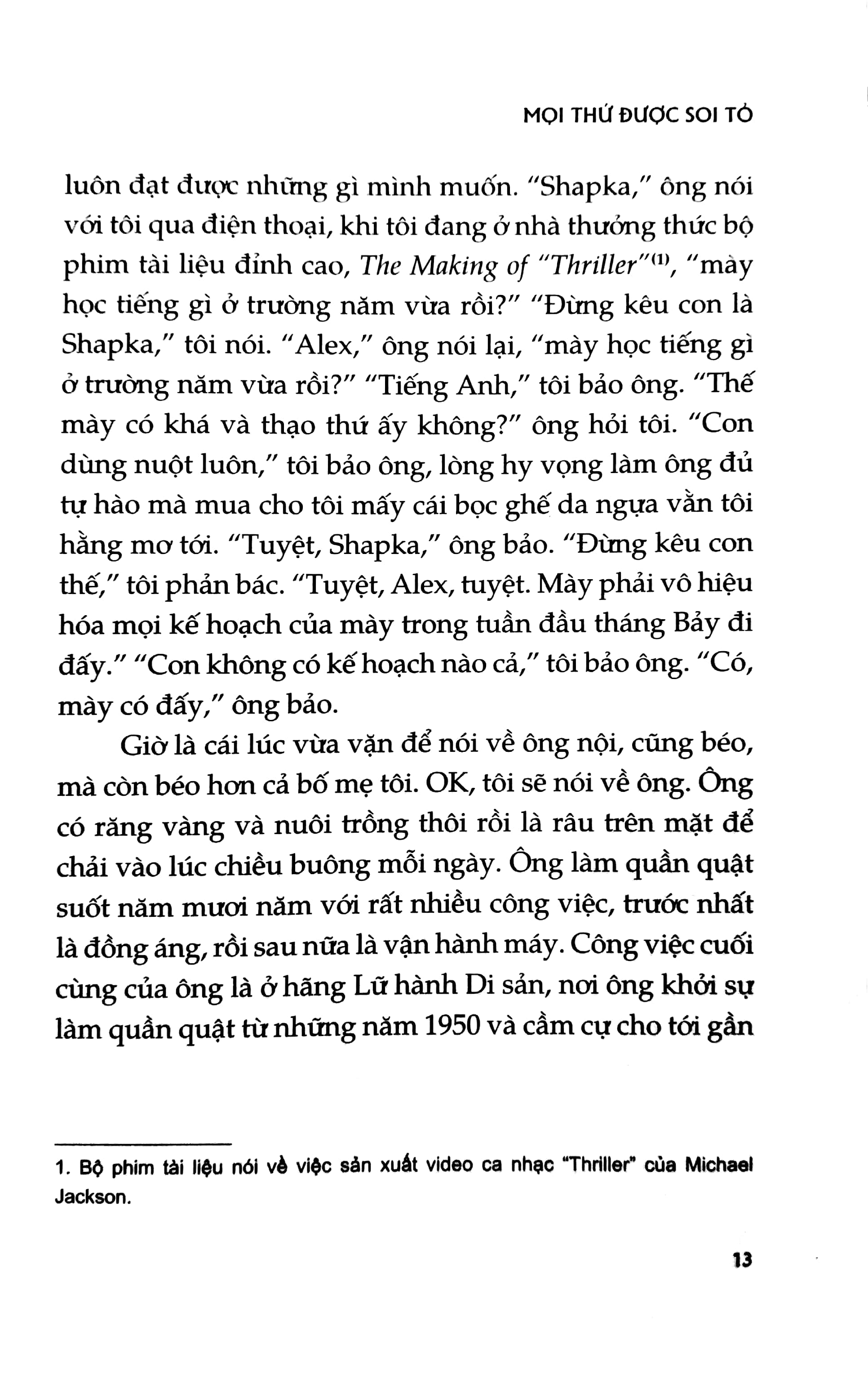 mọi thứ được soi tỏ