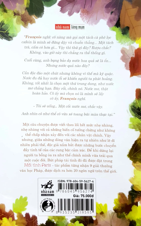 mối tình paris (tái bản 2018)