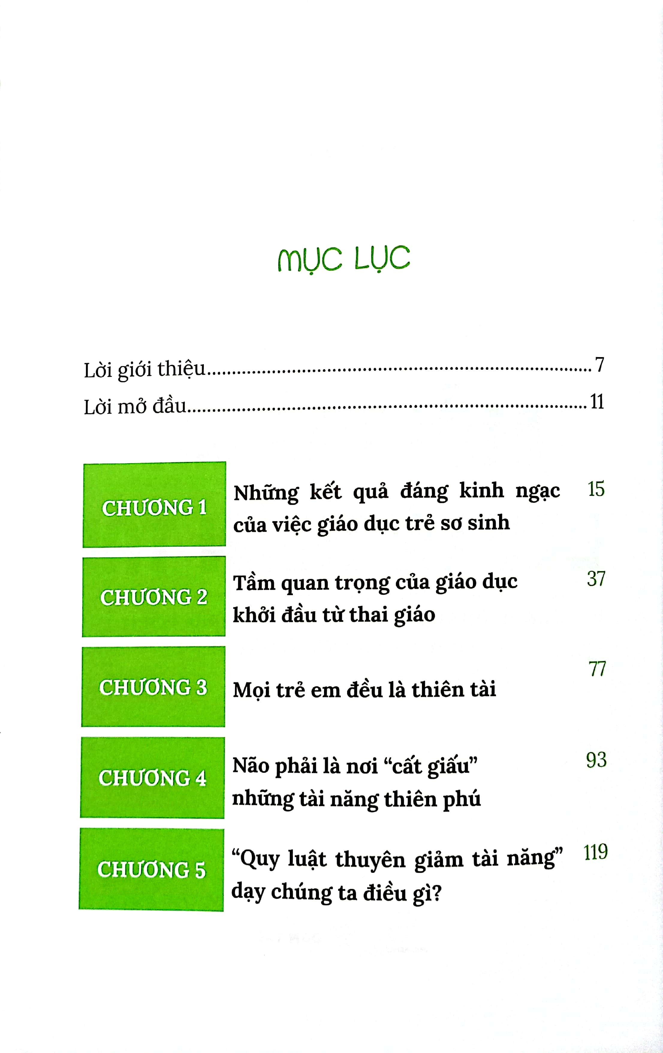 mỗi trẻ em đều là thiên tài