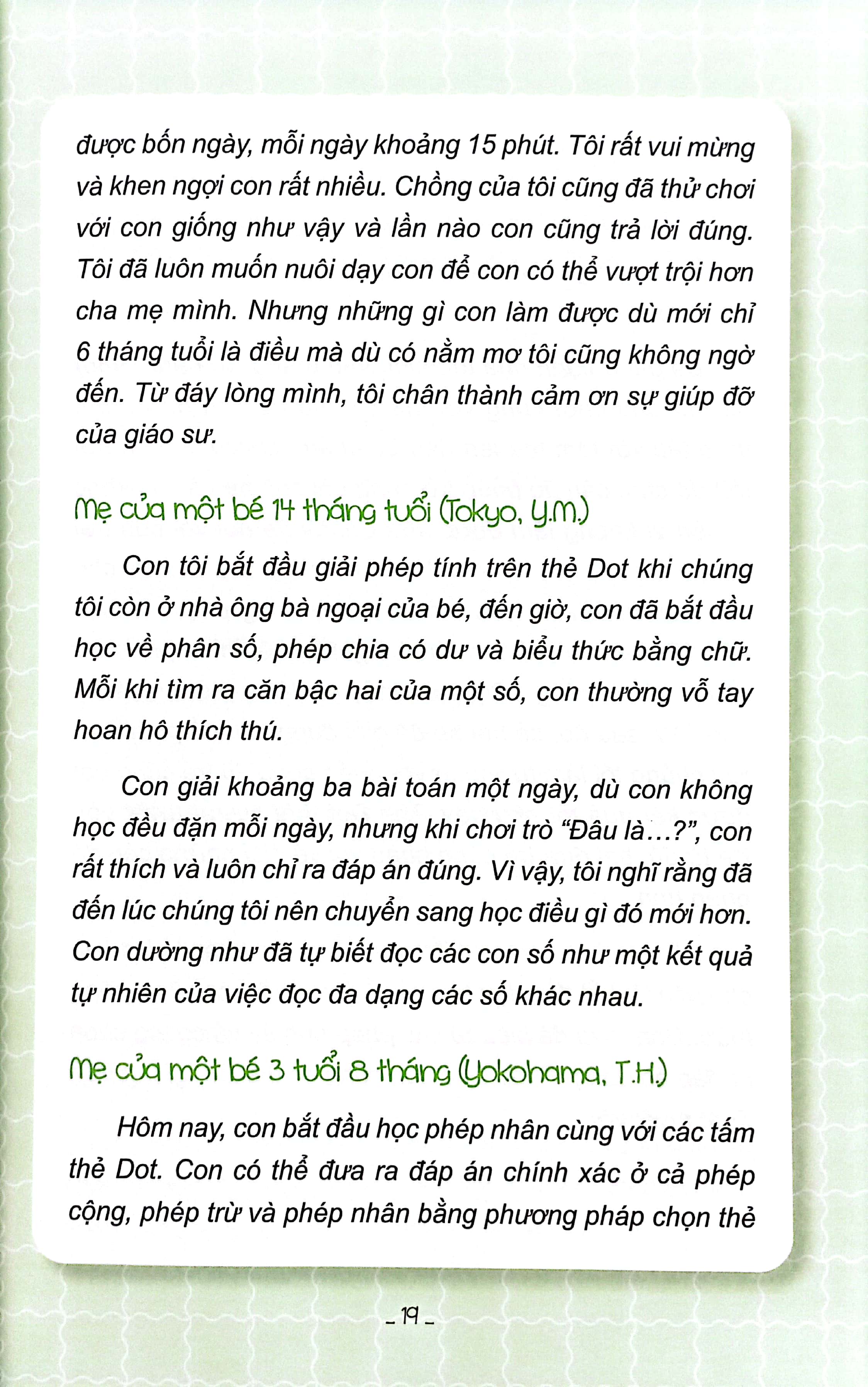 mỗi trẻ em đều là thiên tài