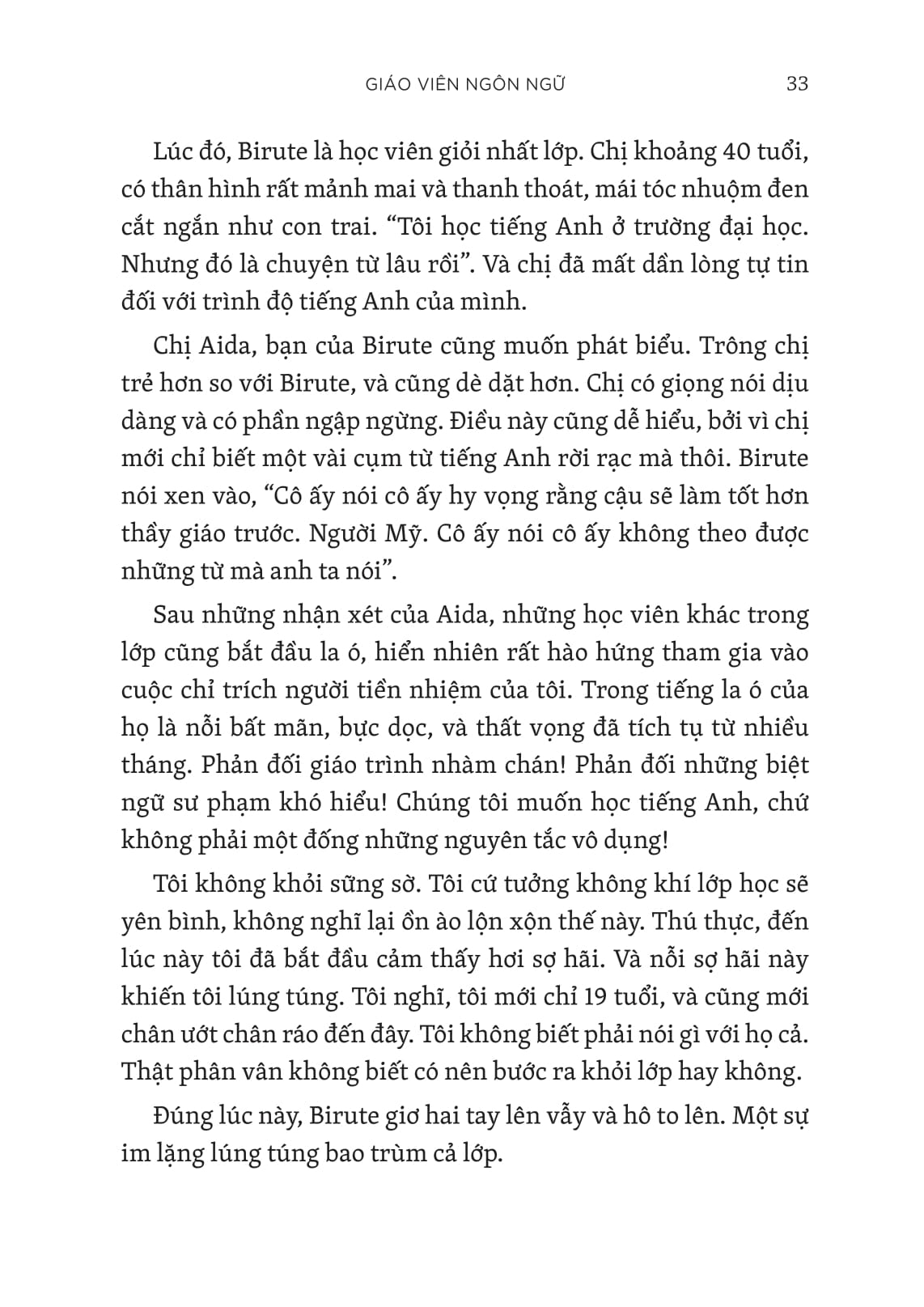 mỗi từ là một chú chim đang chờ ta dạy hót