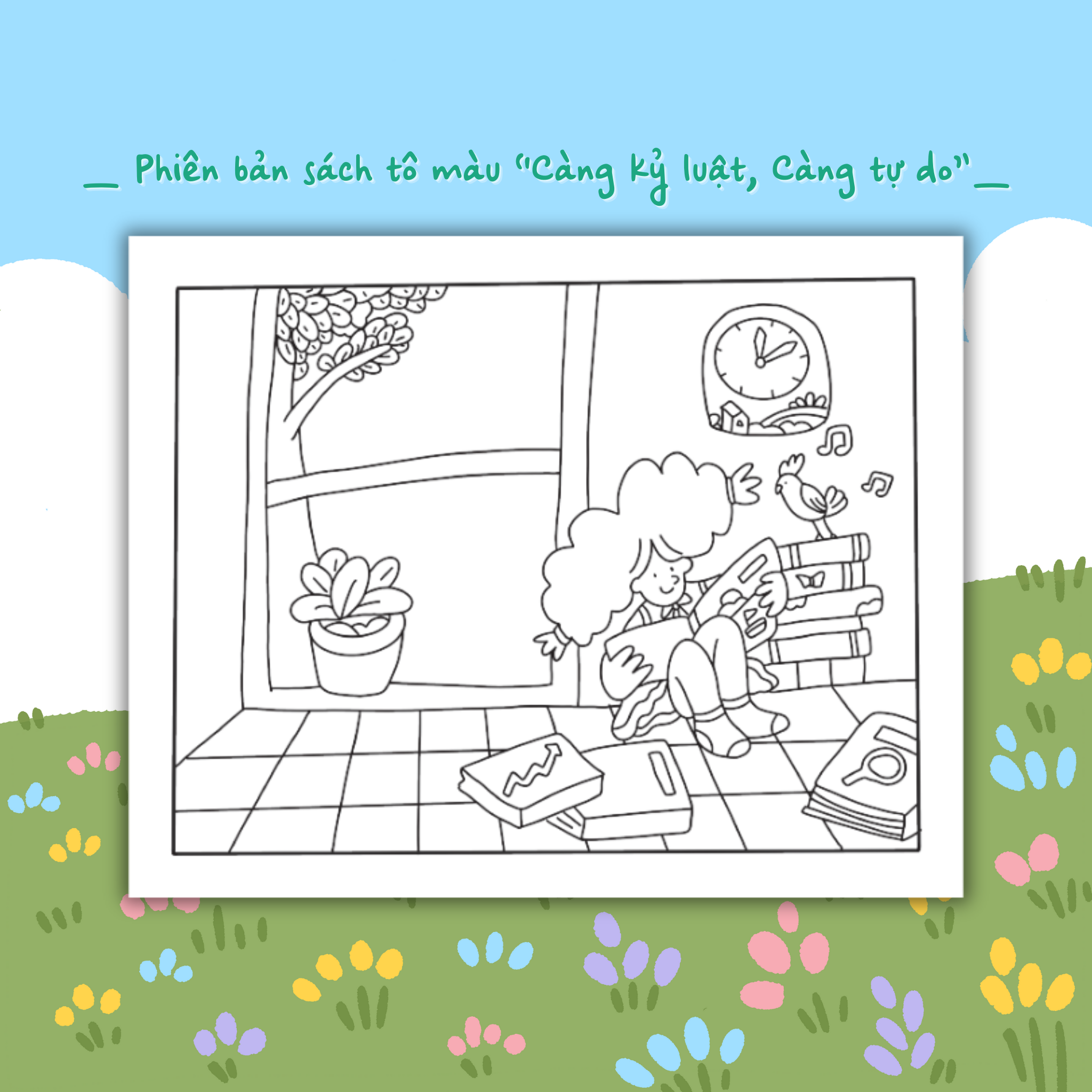 mọi ước mơ đều có điểm bắt đầu - phiên bản sách tô màu “càng kỷ luật, càng tự do”