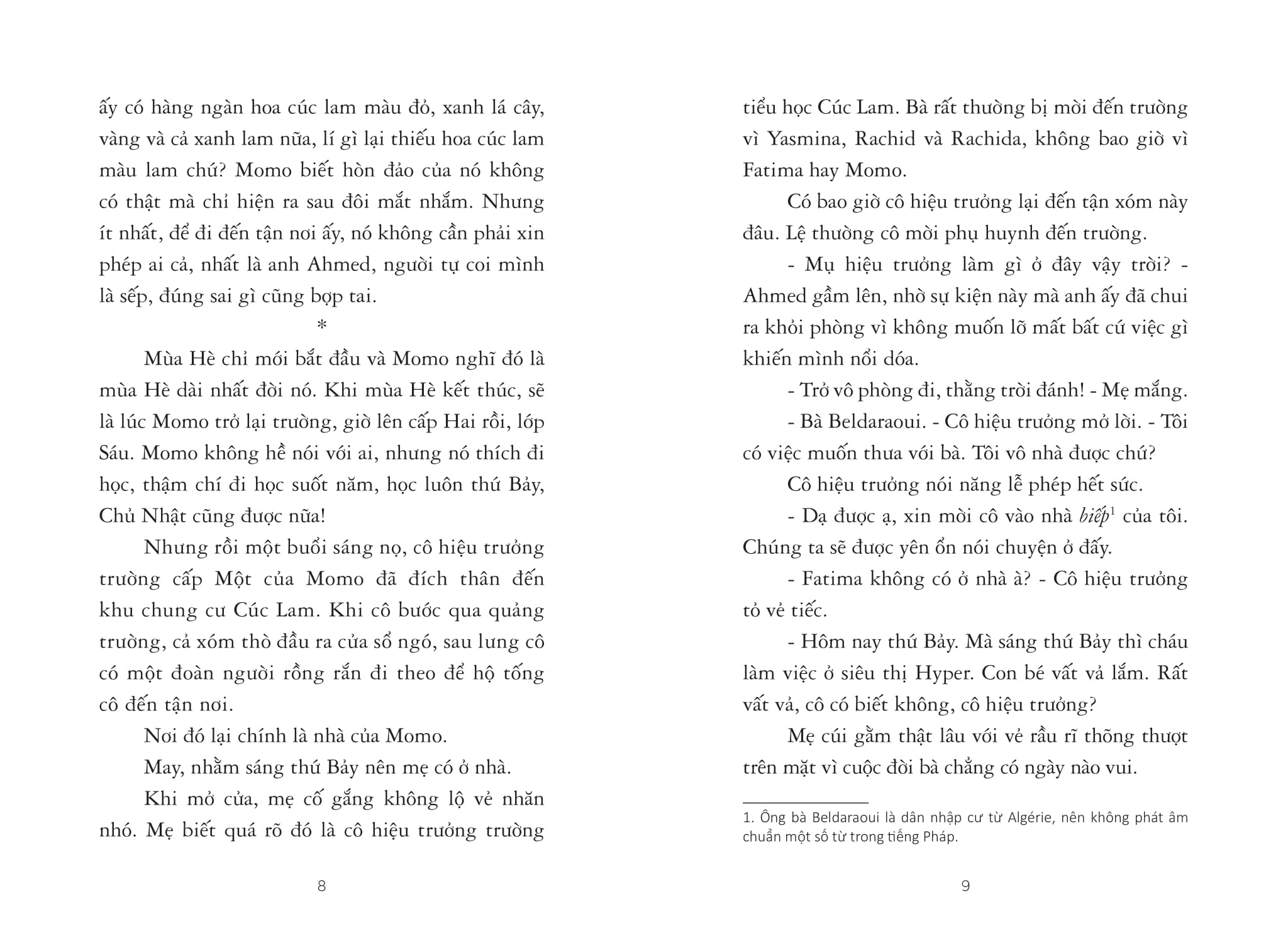 momo, hoàng tử bé xóm cúc lam