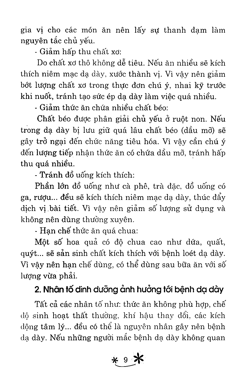 món ăn bài thuốc - cho người bệnh dạ dày
