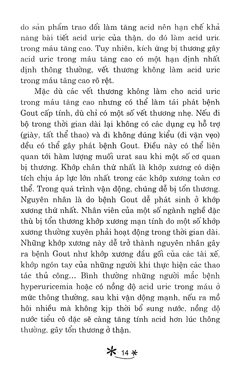 món ăn bài thuốc - cho người bệnh gout