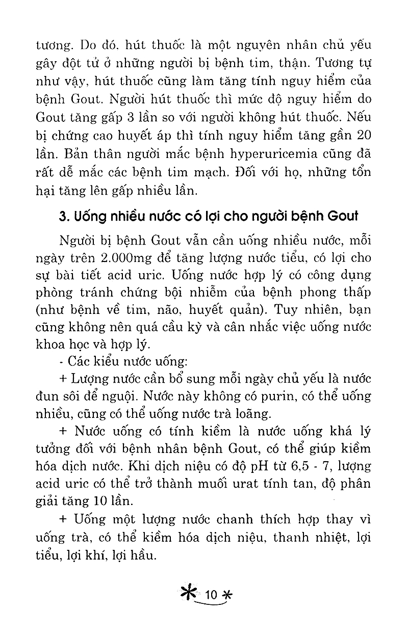 món ăn bài thuốc - cho người bệnh gout