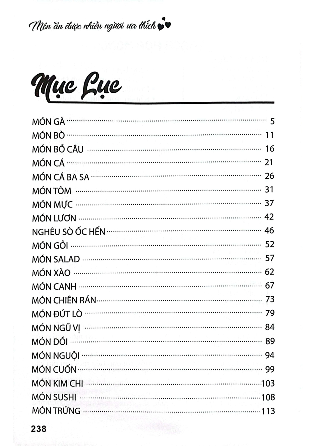 món ăn được nhiều người ưa thích - món ăn bắc - trung - nam