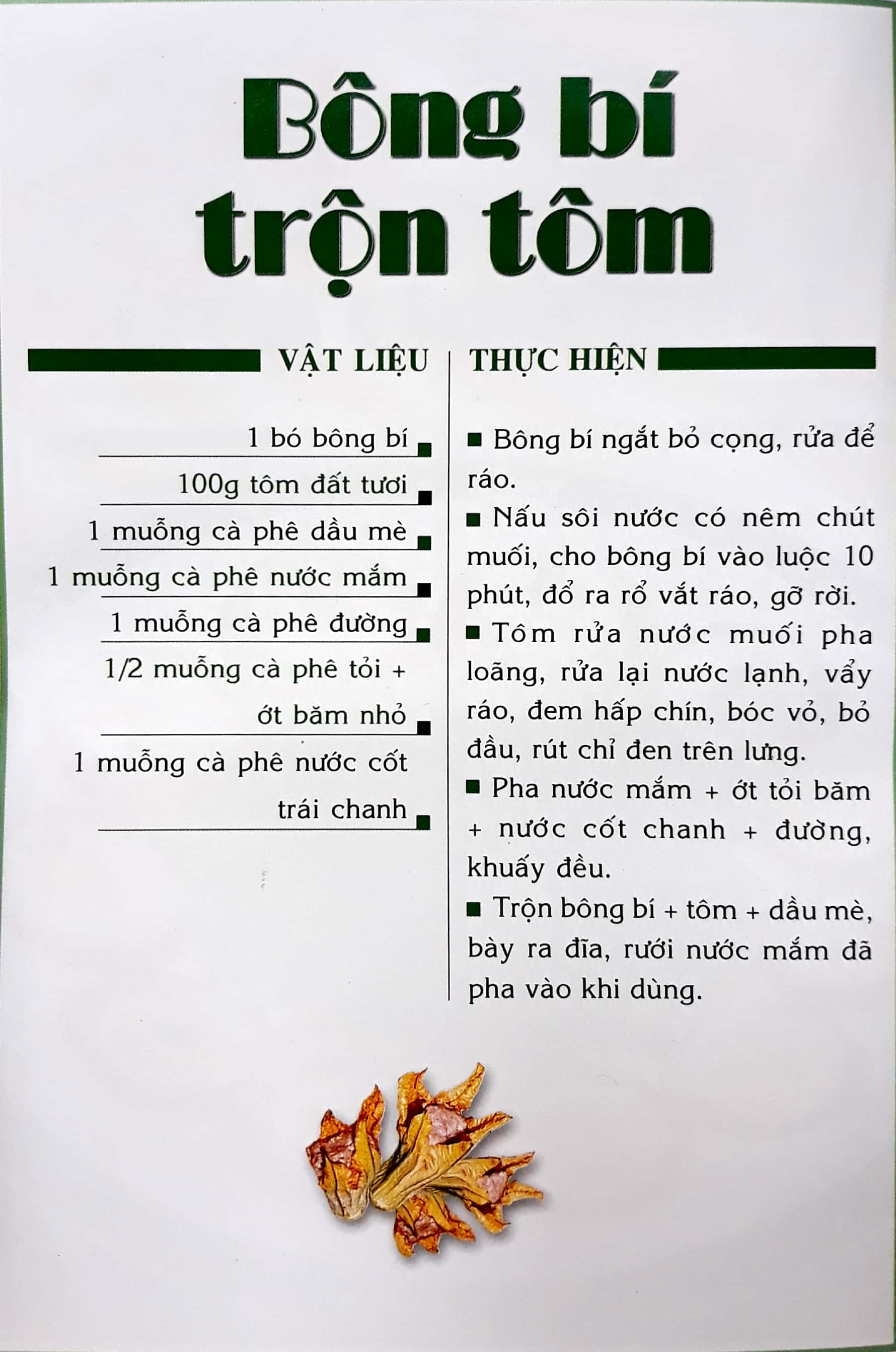 món ăn được nhiều người yêu thích - các món rau, củ, quả (tái bản)